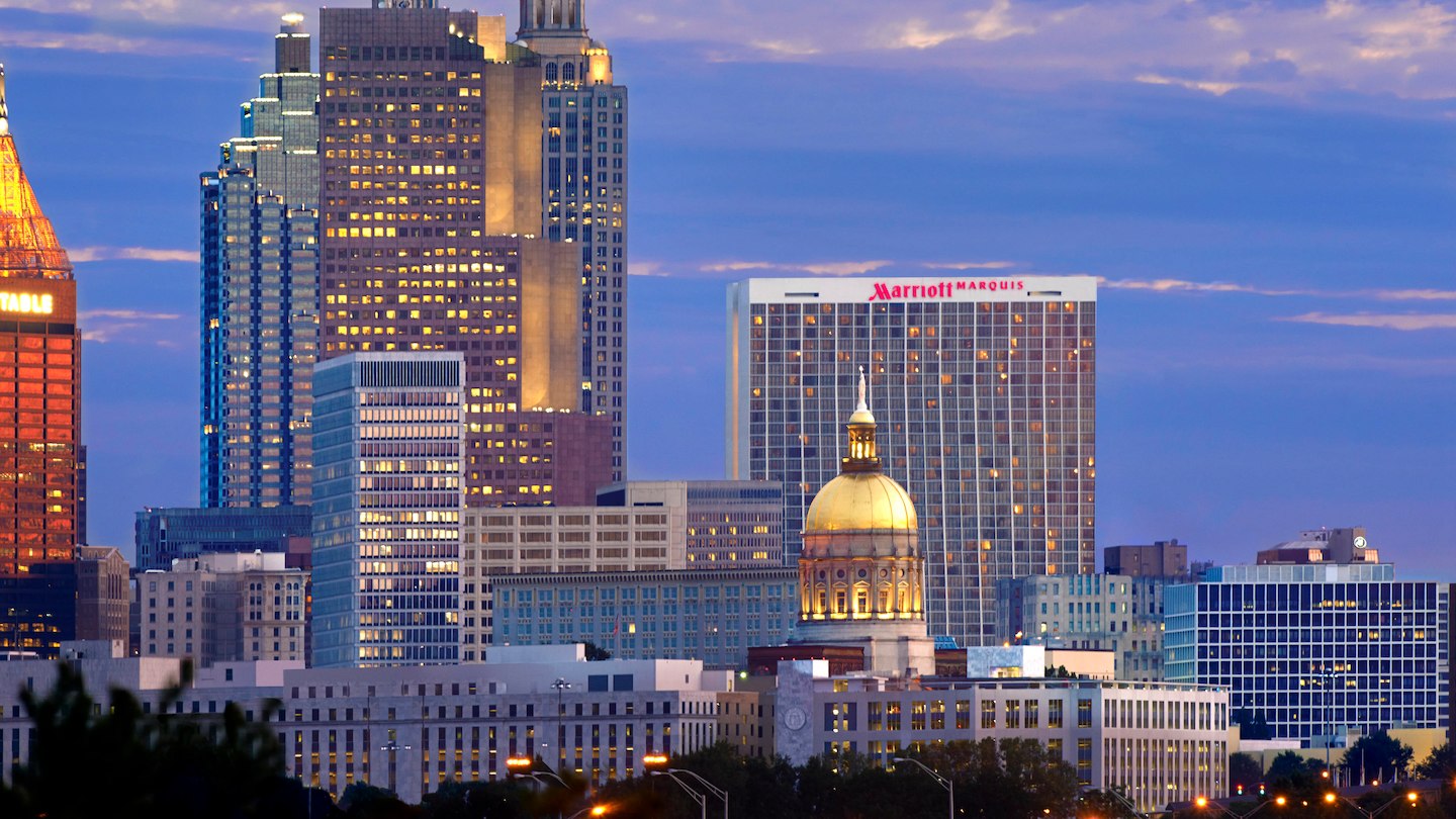 Atlanta Marriott Marquis, США — место съёмок фильма «Голодные игры» /  Комбат-туры