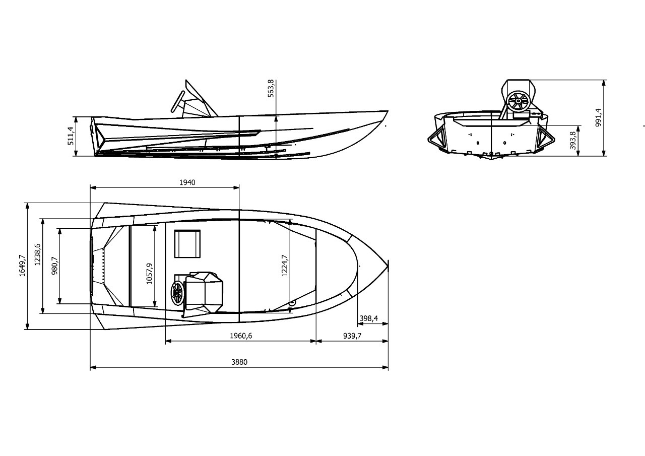 Габариты лодки казанка. Лодка Казанка с крыльями