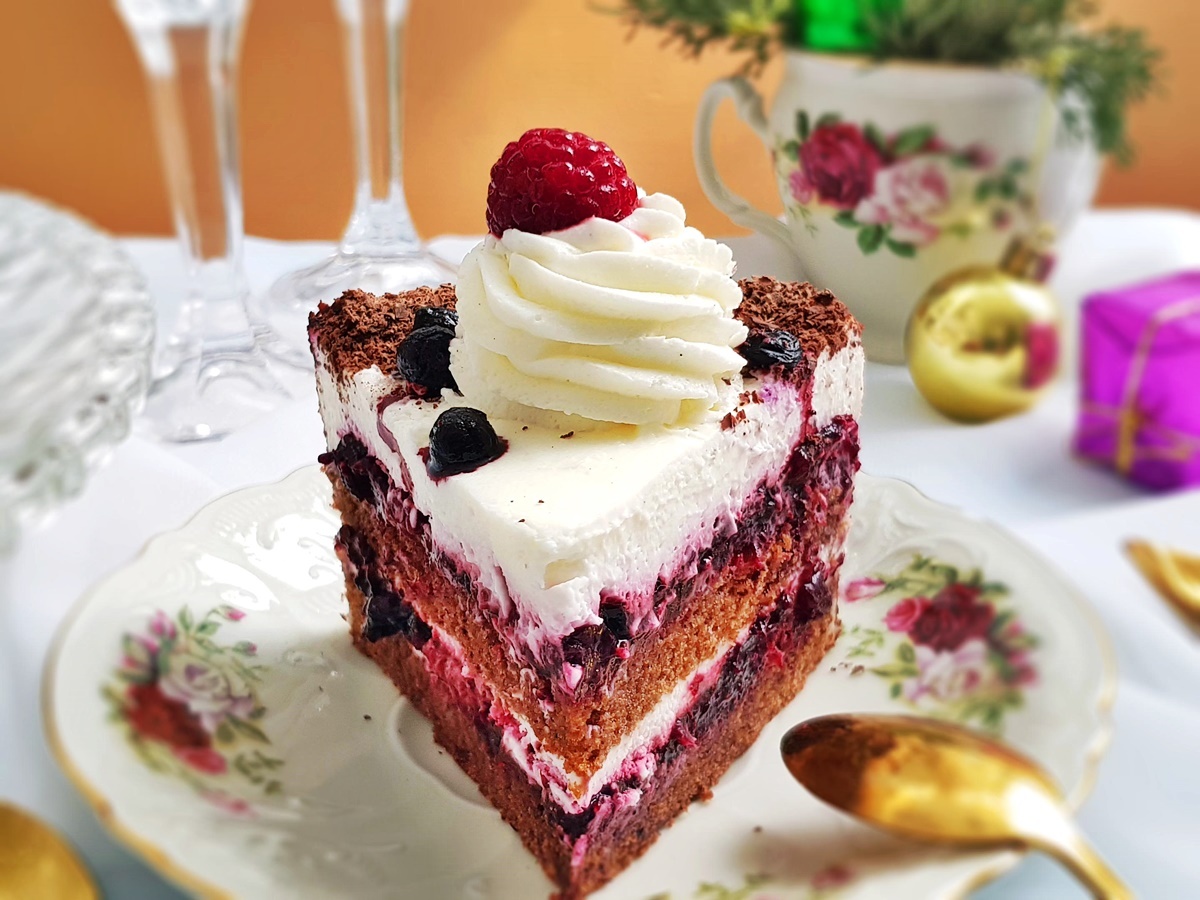 Торт Чёрный лес с малиной. Рецепт с фото. Вкусный Израиль