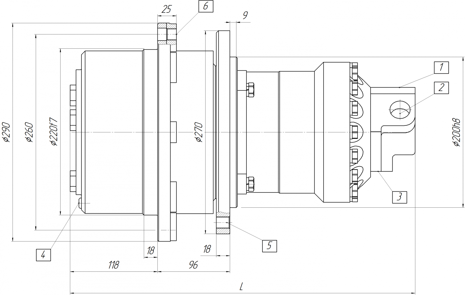 Габаритные и присоединительные размеры