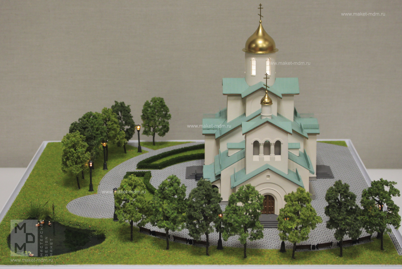 макет храма