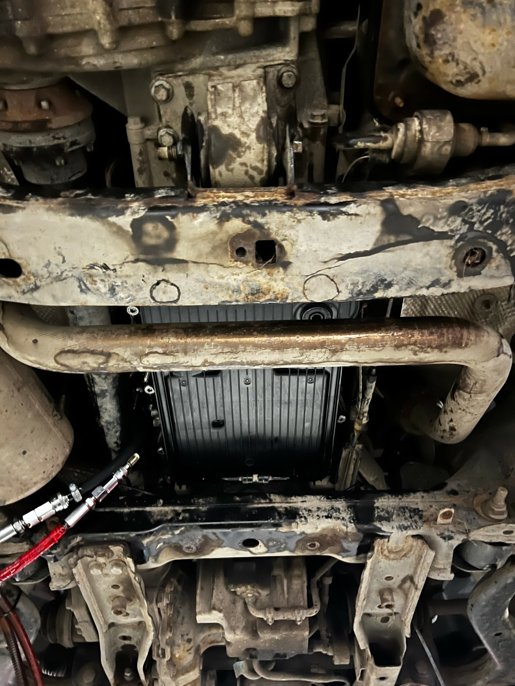 Установка нового поддона ZF