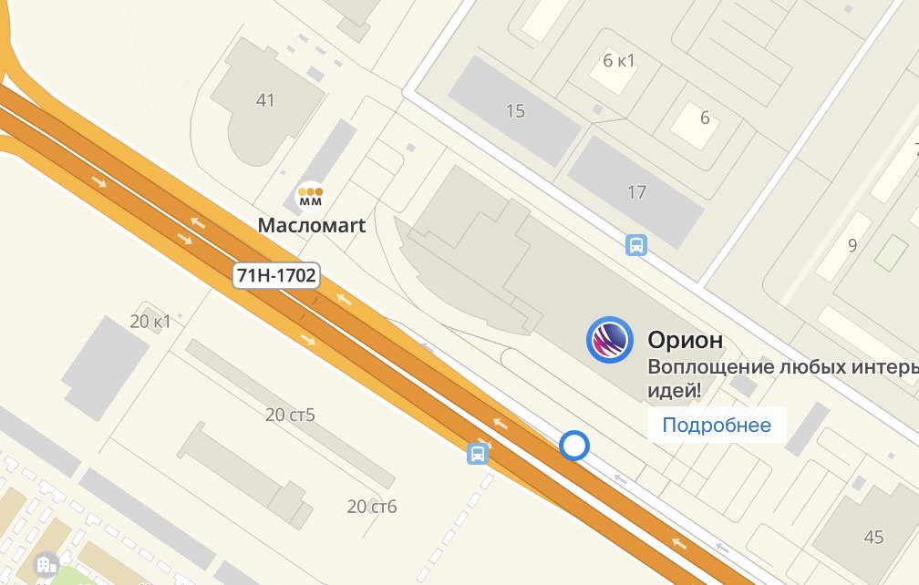 Карта выезда мастера по Тюмени