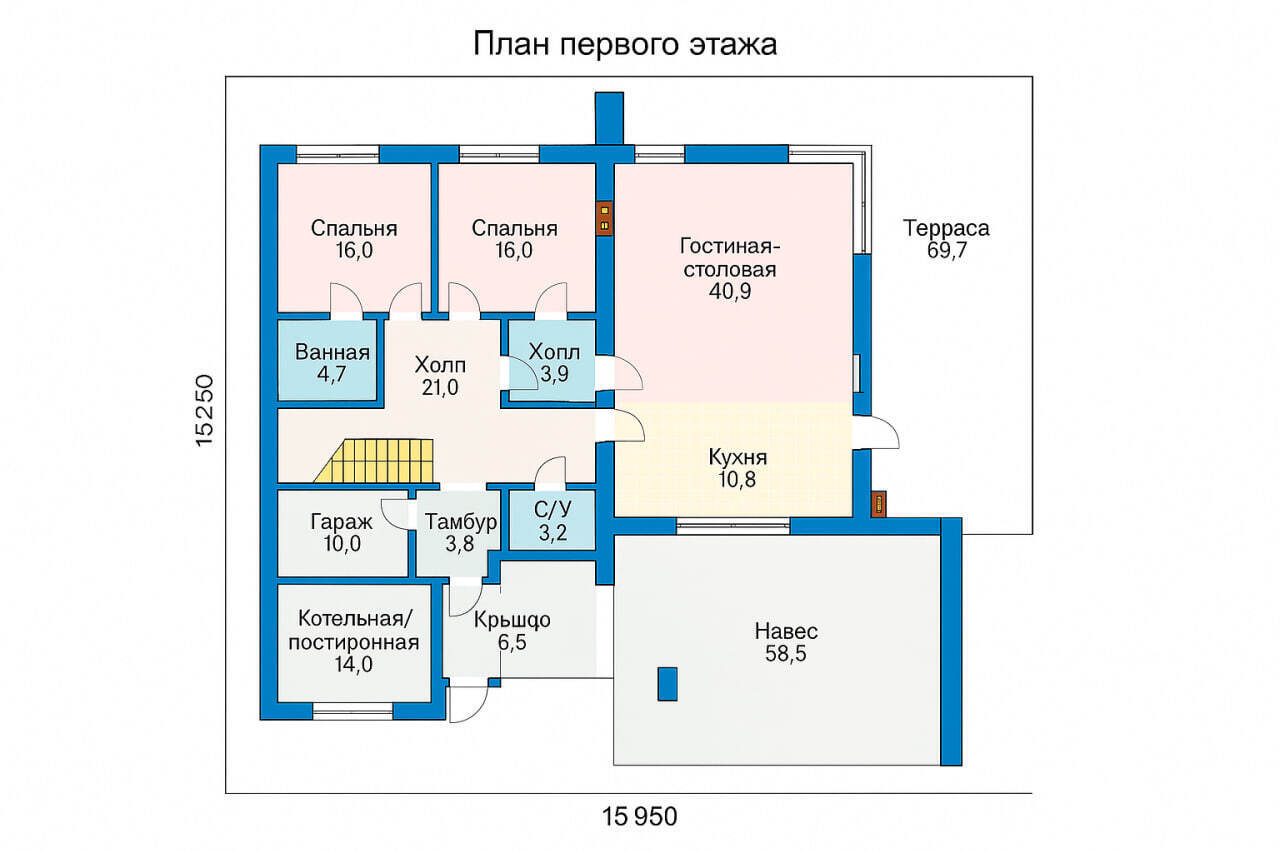 Вечерний вид