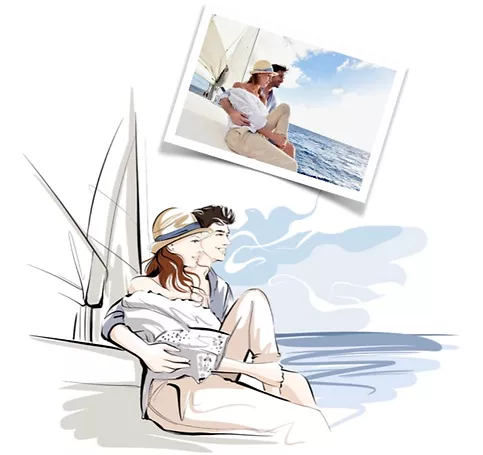 Скетч на заказ по фото