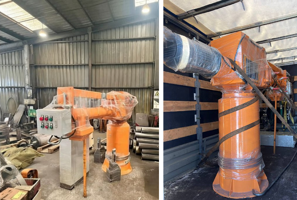 отгрузка однорукавного смесителя ХТС модели S245 производительностью до 5 т/ч