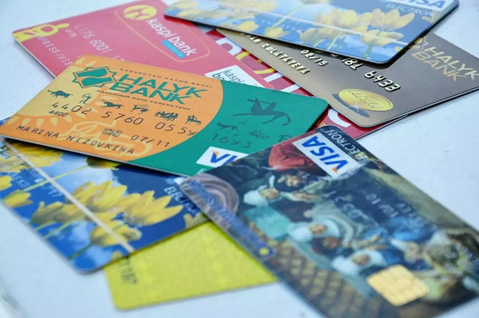 Платежные карточки Казахстана