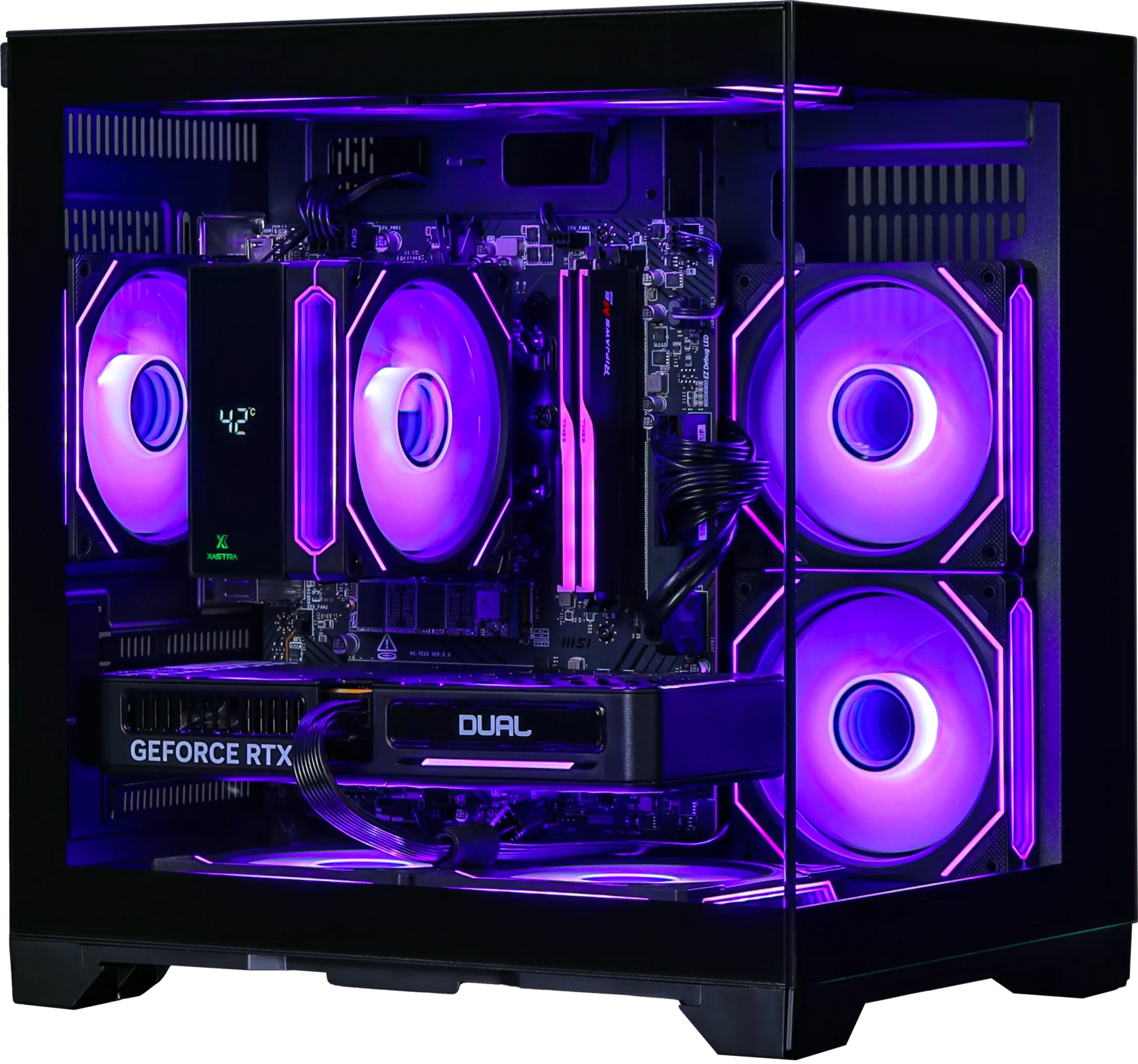 Игровой ПК RYZEN 5 7500F RTX 5060 TI чёрный