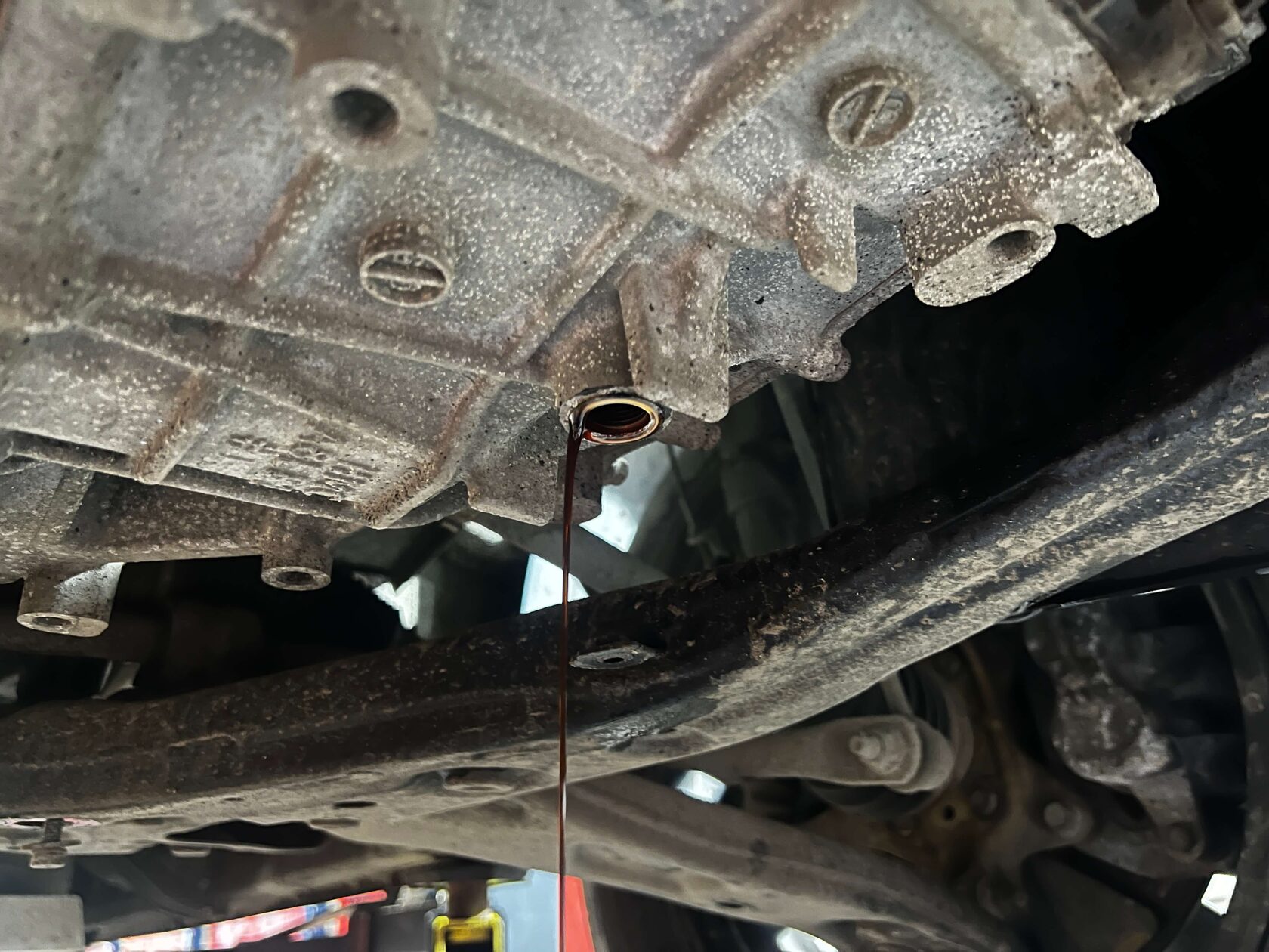 Слив масла из АКПП Hyundai Staria