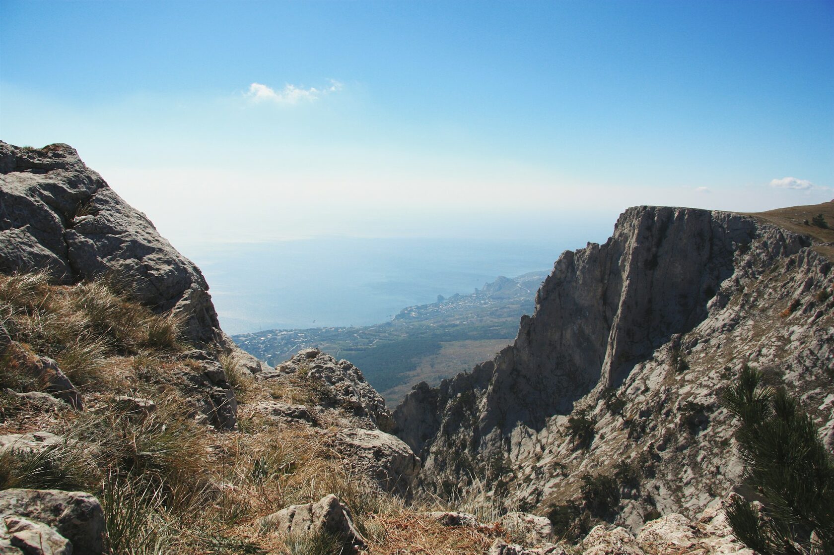 Панорама ущелья сверху