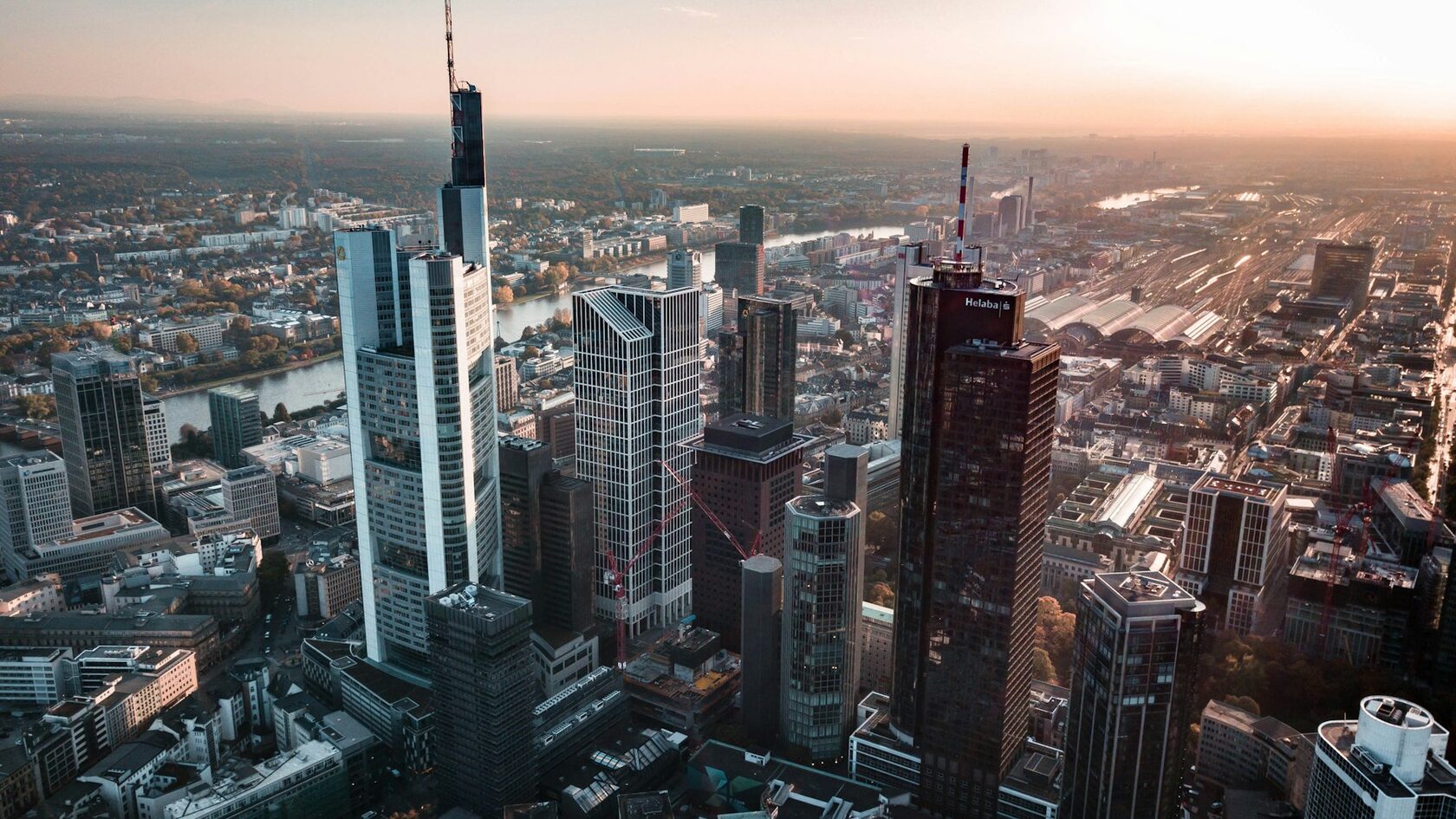 Frankfurt's financial district