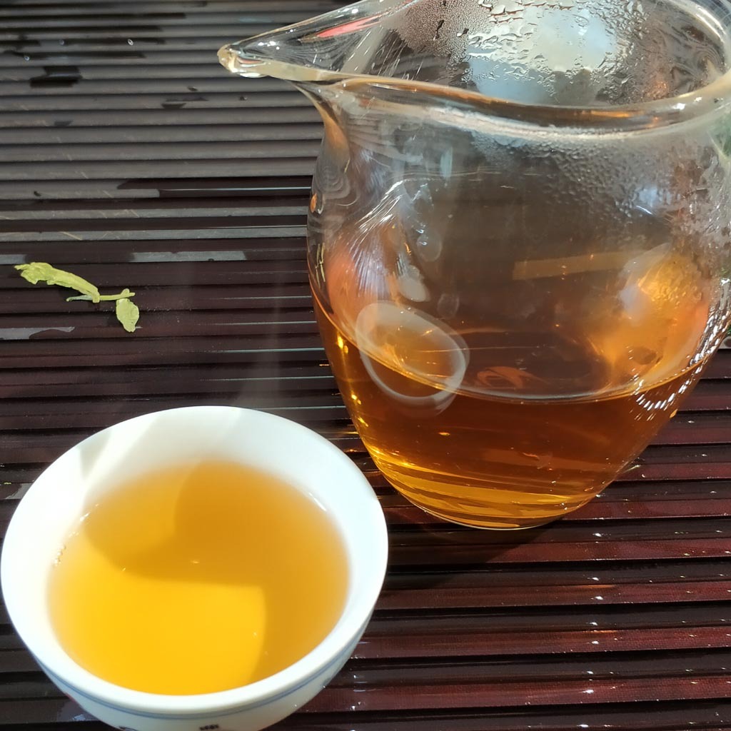 Aerial view of Yingde tea plantation