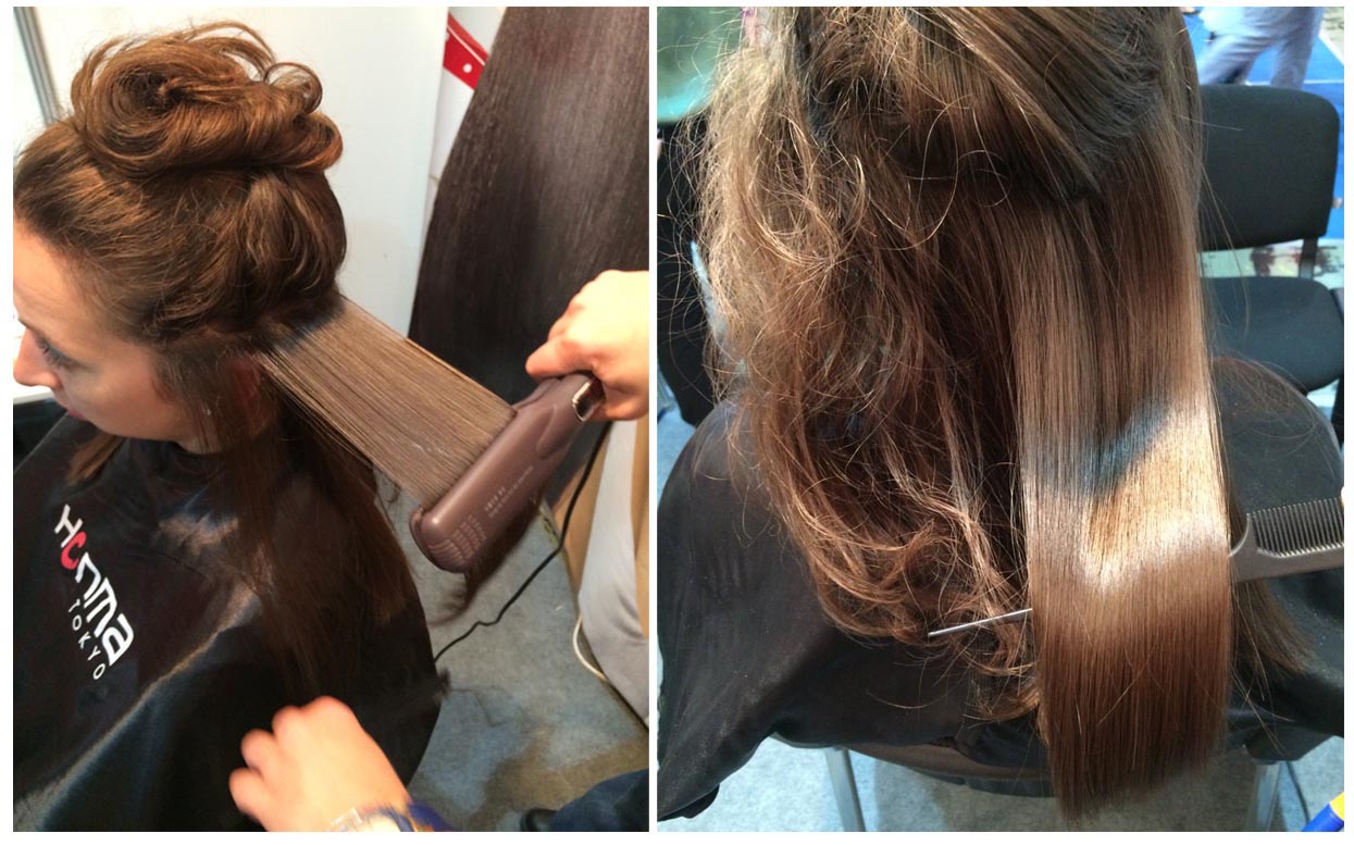 Как делают биовыпрямление волос в салоне