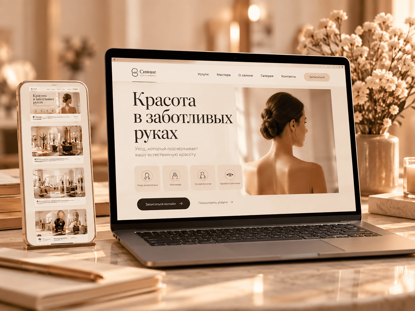 Прототип и дизайн сайта
