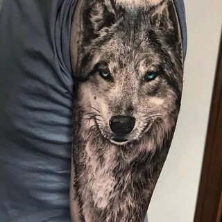 25 лучших вариантов татуировок с диким волком