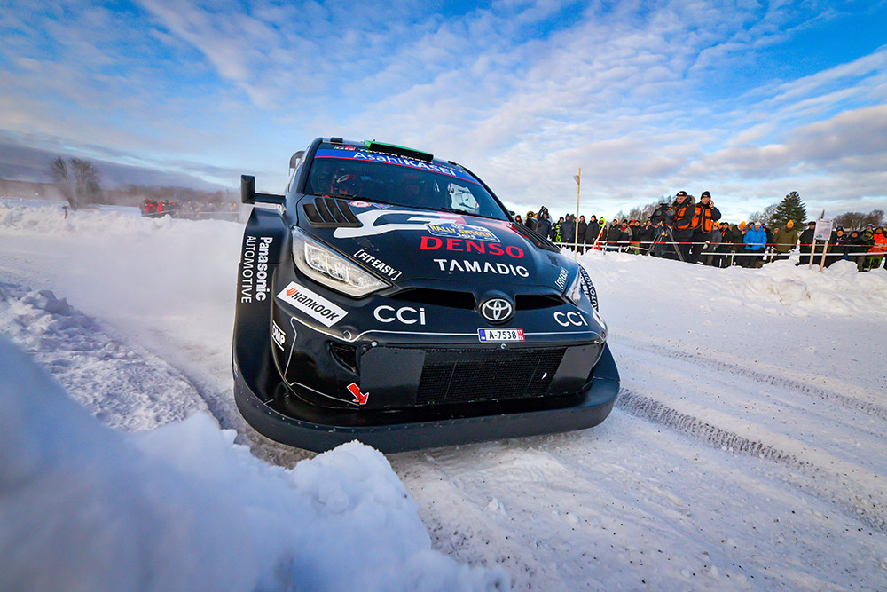 Элфин Эванс и Скотт Мартин, Toyota GR Yaris Rally1 (A-7538), ралли Швеция 2025 / Фото: Toyota Gazoo Racing WRT