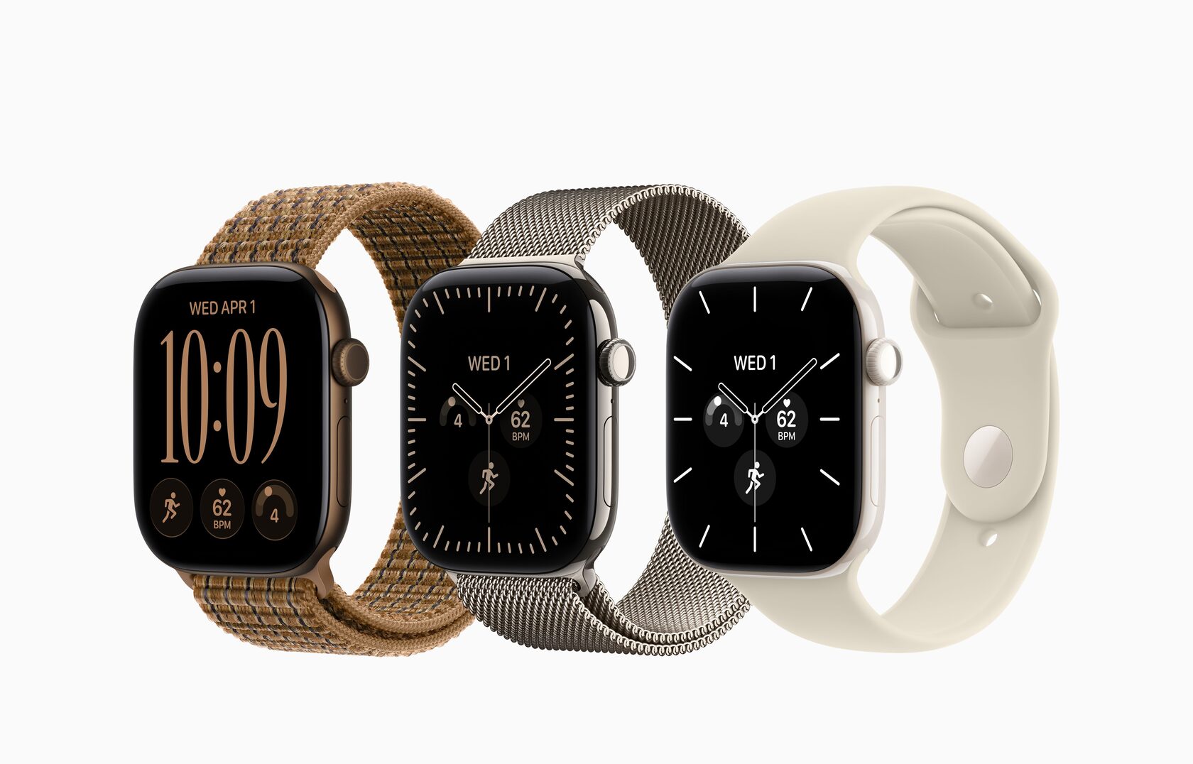 Три отделки на выбор — Apple Watch Series 12