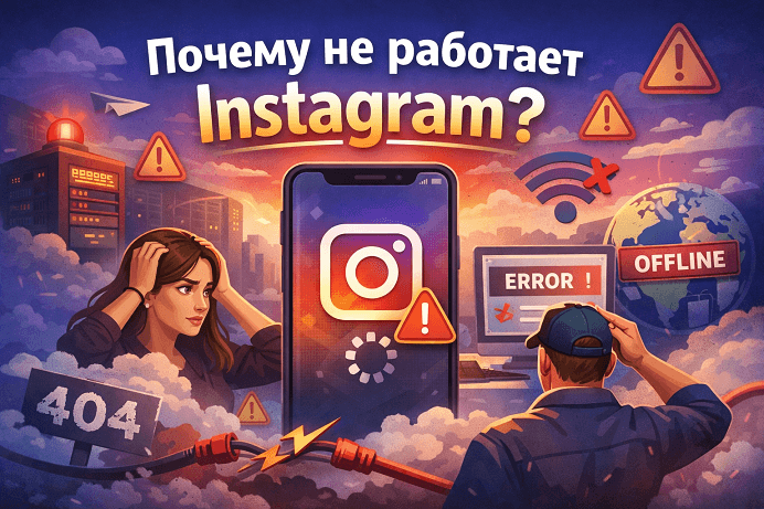 Почему не работает Instagram