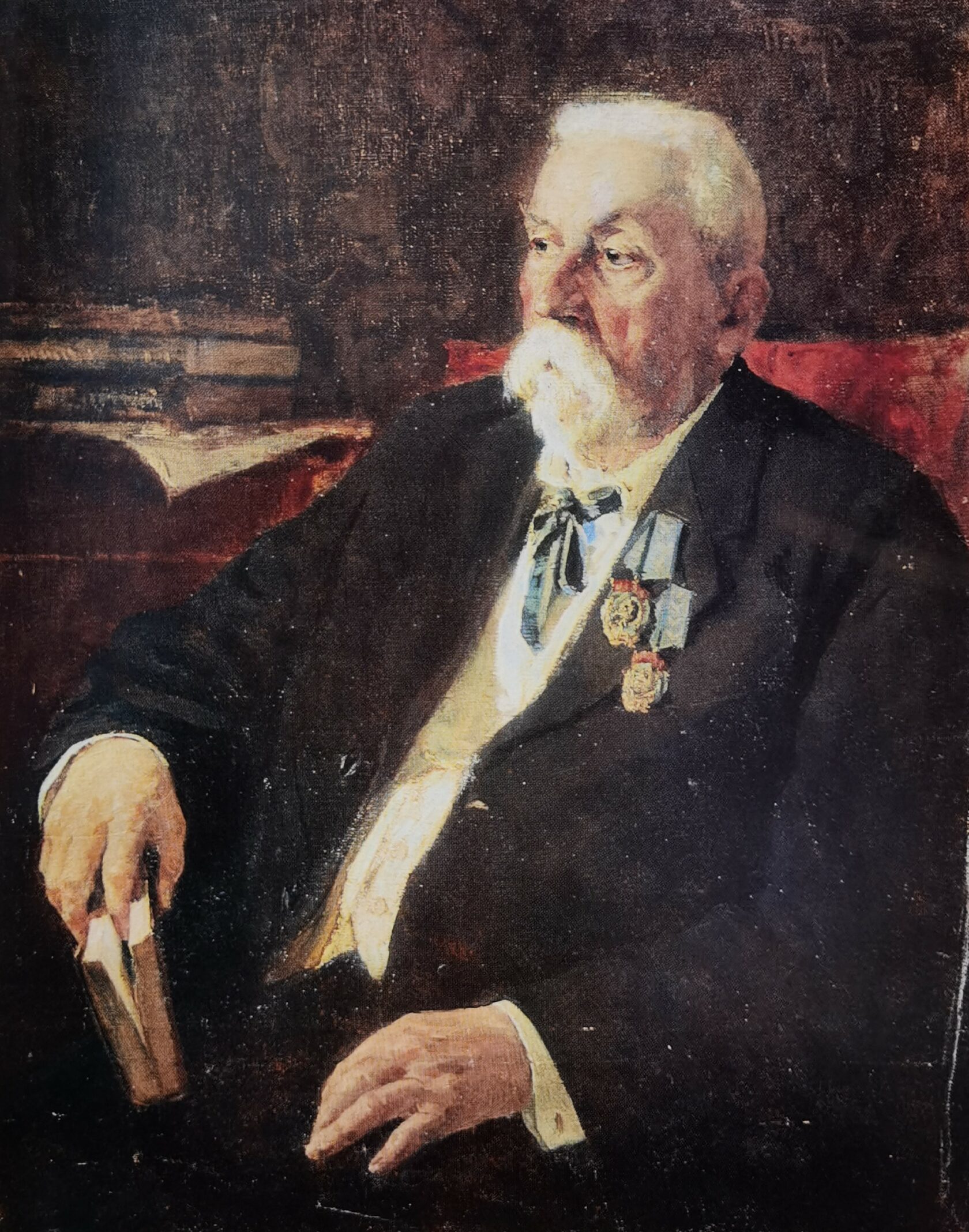 Портрет писателя Н. Телешова, 1951 г.