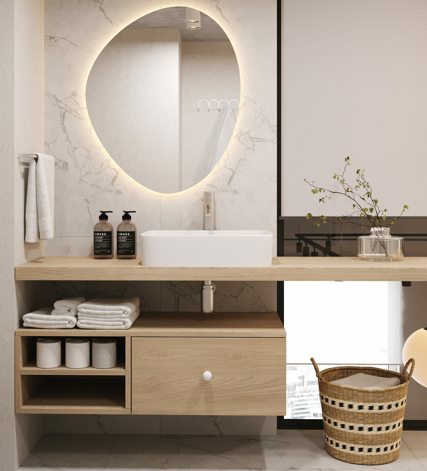 Two-level apartment | Sulina design
