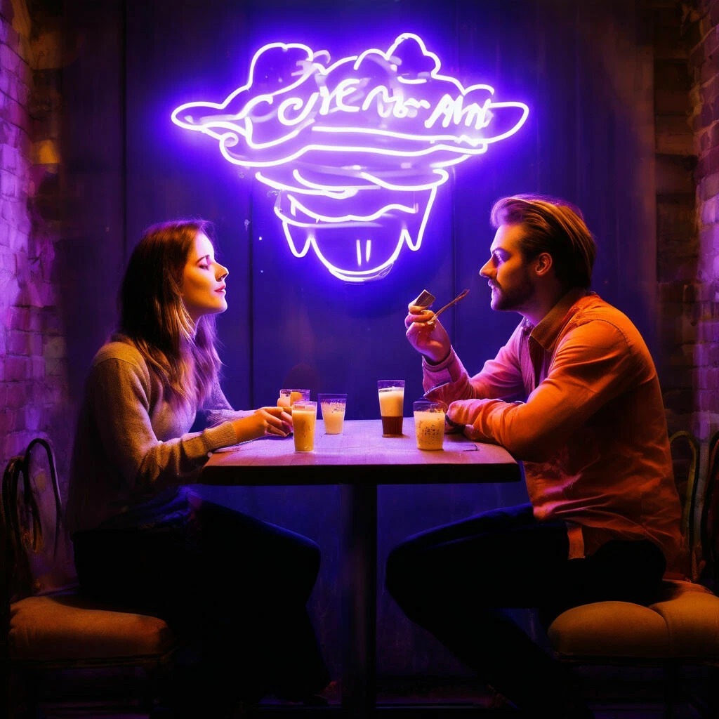 Дегустация алкогольного мороженого для двоих, Романтическая встреча 