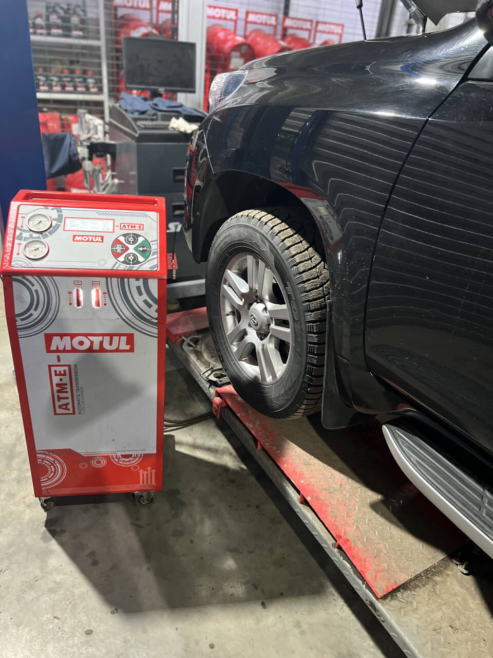 Состояние старого масла в АКПП Toyota