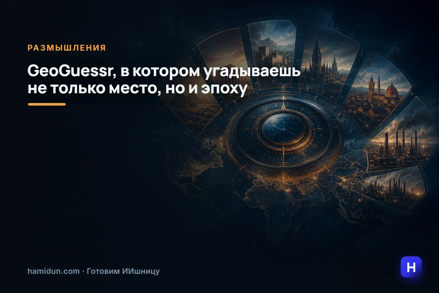 GeoGuessr, в котором угадываешь не только место, но и эпоху