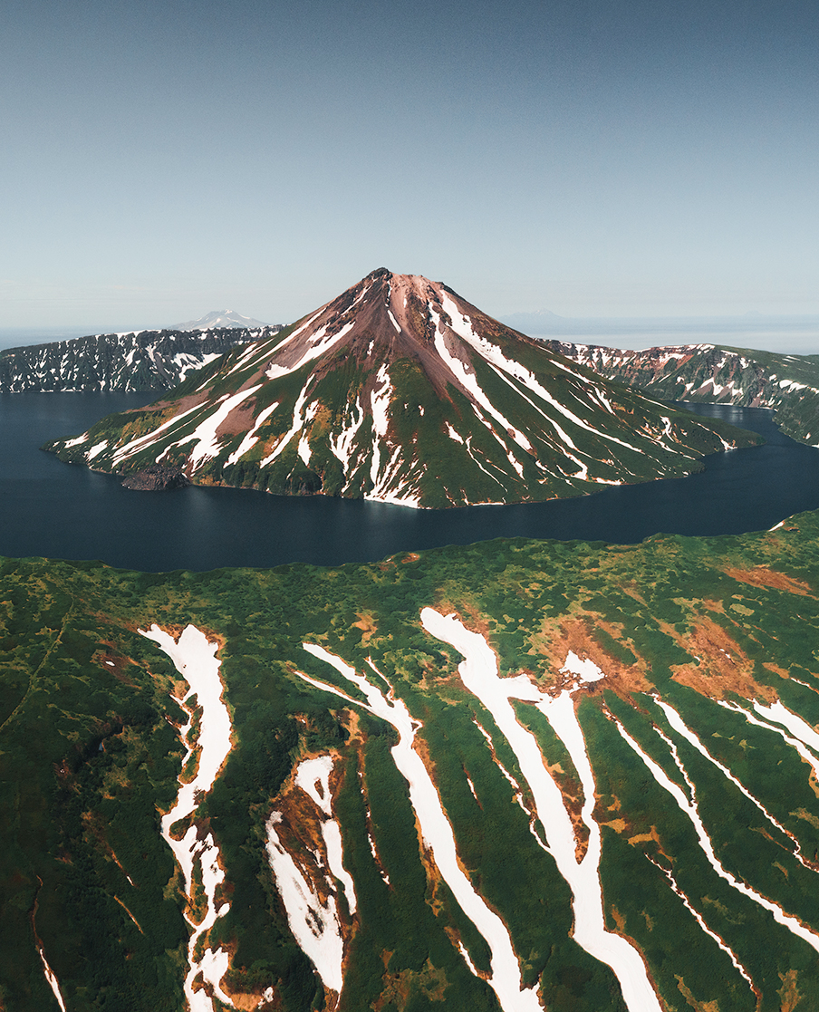 пейзажи северных курильских островов 