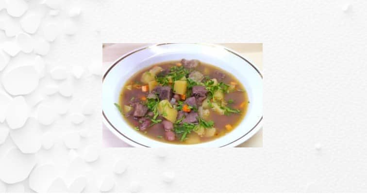 Приготовление фасолевого супа с говядиной из красной фасоли: шаг 9