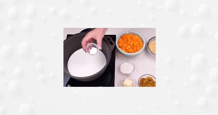 Приготовление пшенной каши с тыквой и изюмом: шаг 4