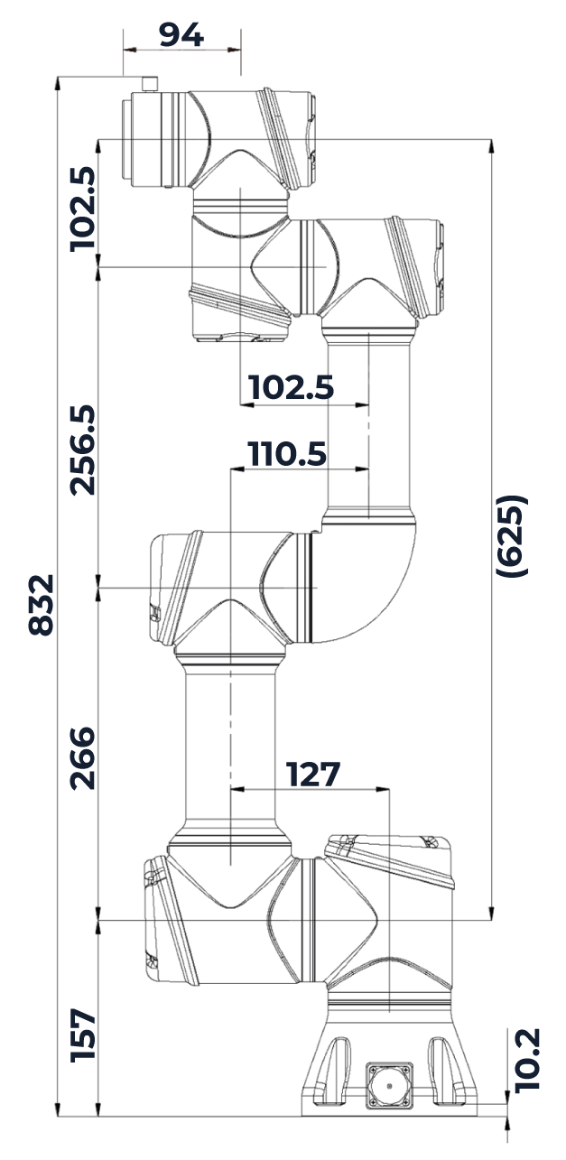 коллаборативный робот AUBO i3