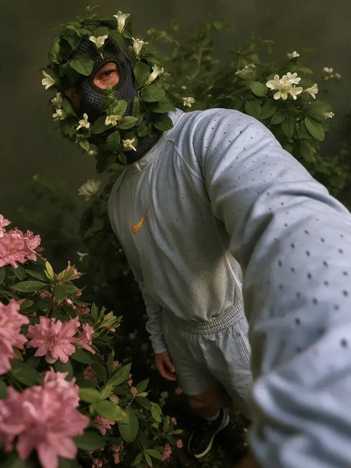 Цветочный портрет — Seedream