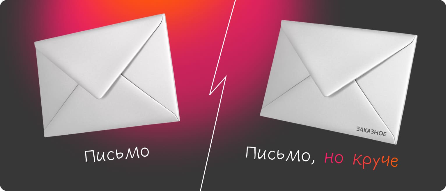 Доставка обычного письма - Достависта