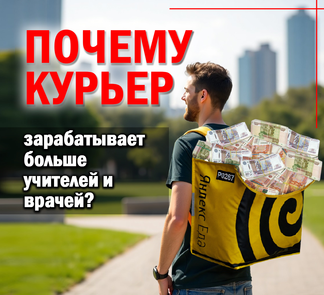 курьеры получают больше врачей