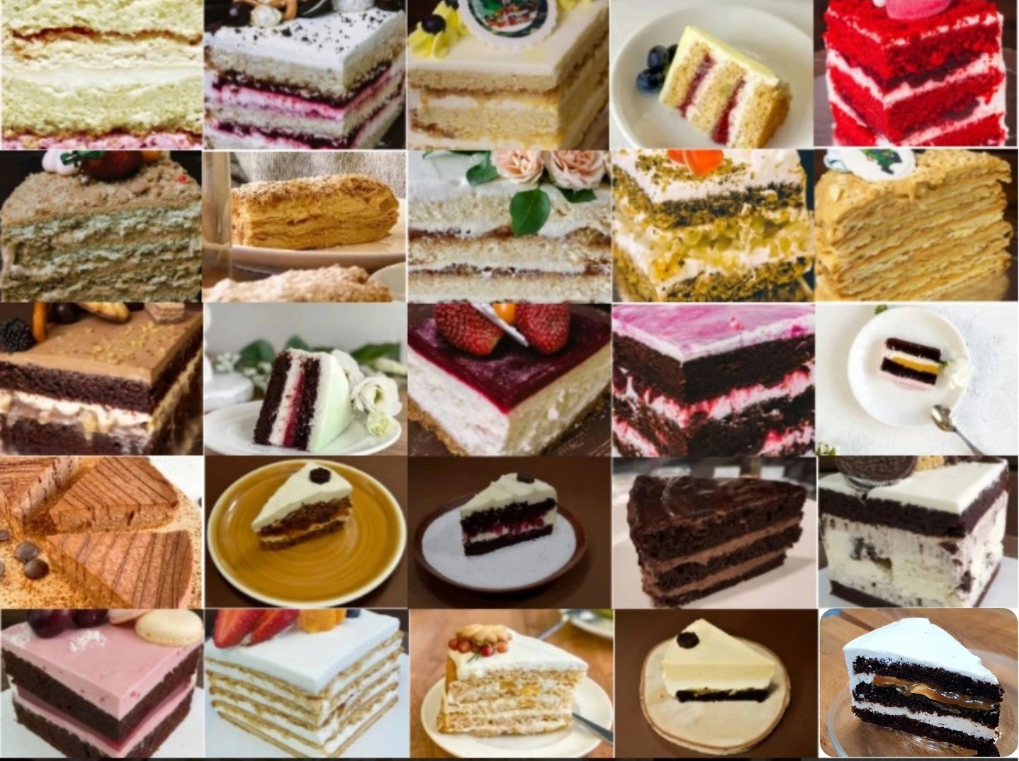 Какие виды тортов бывают фото и название