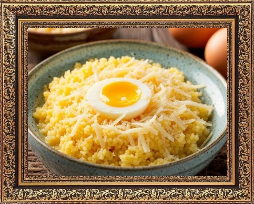 пшенная каша с сыром