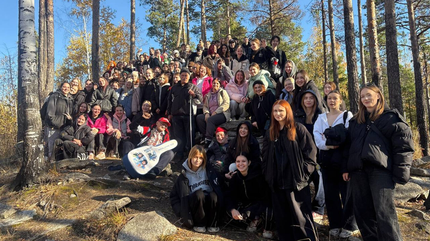 Студенты Академии туризма на турслёте у скал Петра Гронского