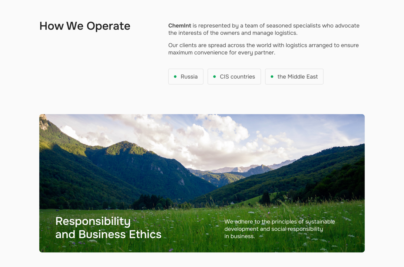 Многостраничный сайт на английском языке