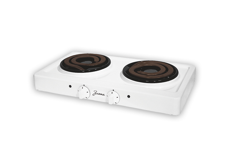 Купить бюджетную 2 конфорочную настольную электрическую плиту Злата 214 ...