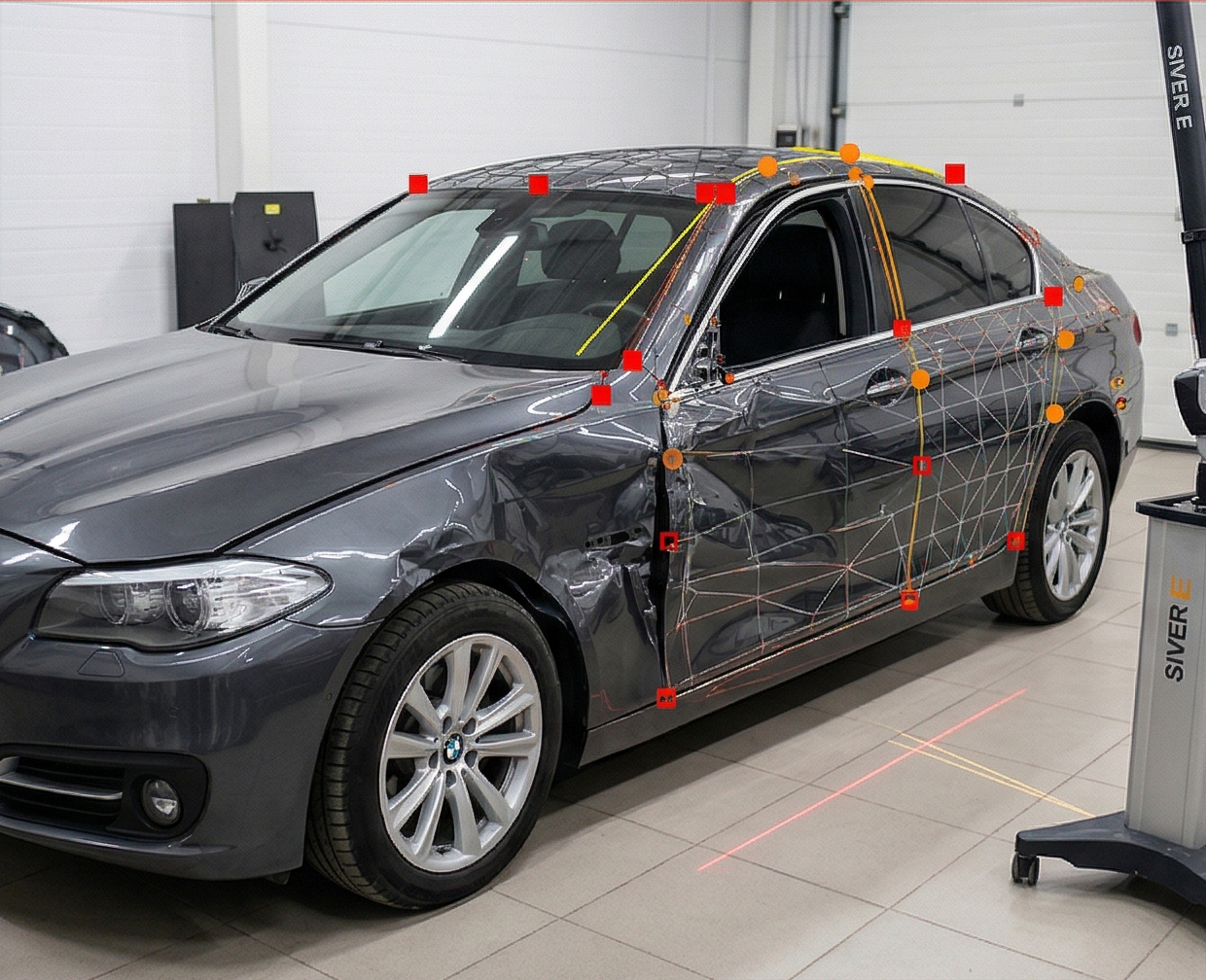 Геометрия кузова ДО ремонта