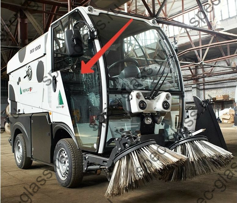 стекло двери bucher citycat 1000