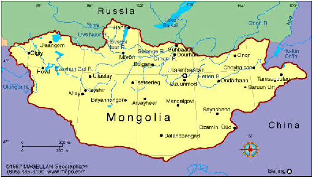 В какой стране находится улан батор. Расположение Монголии на карте. Монголия карта географическая. Столица Монголии на карте России.
