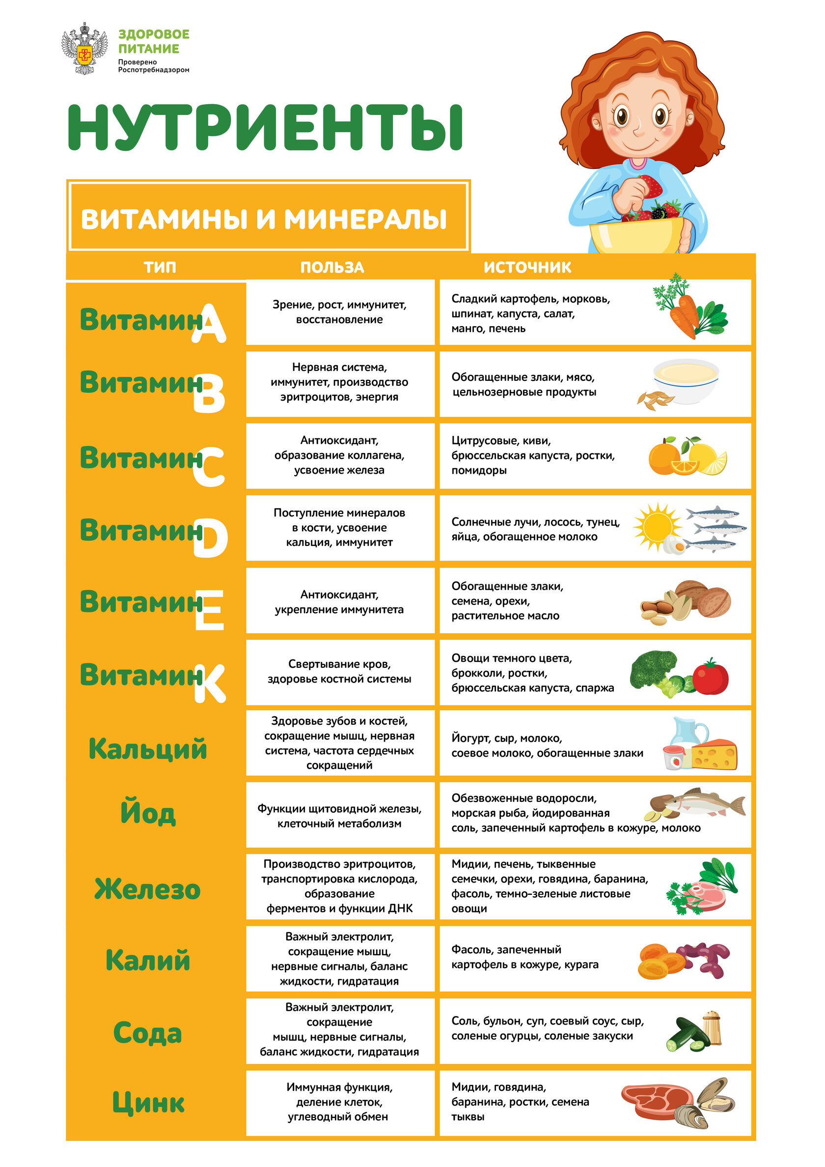 Федеральный проект здоровое питание