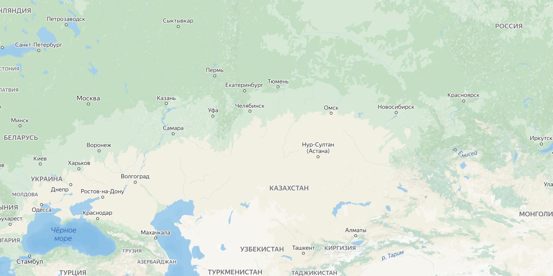 Широкая география