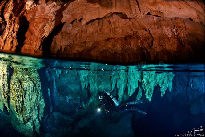 Пещера Канделябров, Палау, кейв дайвинг