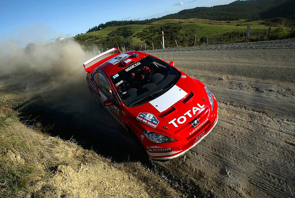 Маркус Гронхольм и Тимо Раутиайнен, Peugeot 307 WRC (994 PTA 75), ралли Новая Зеландия 2004