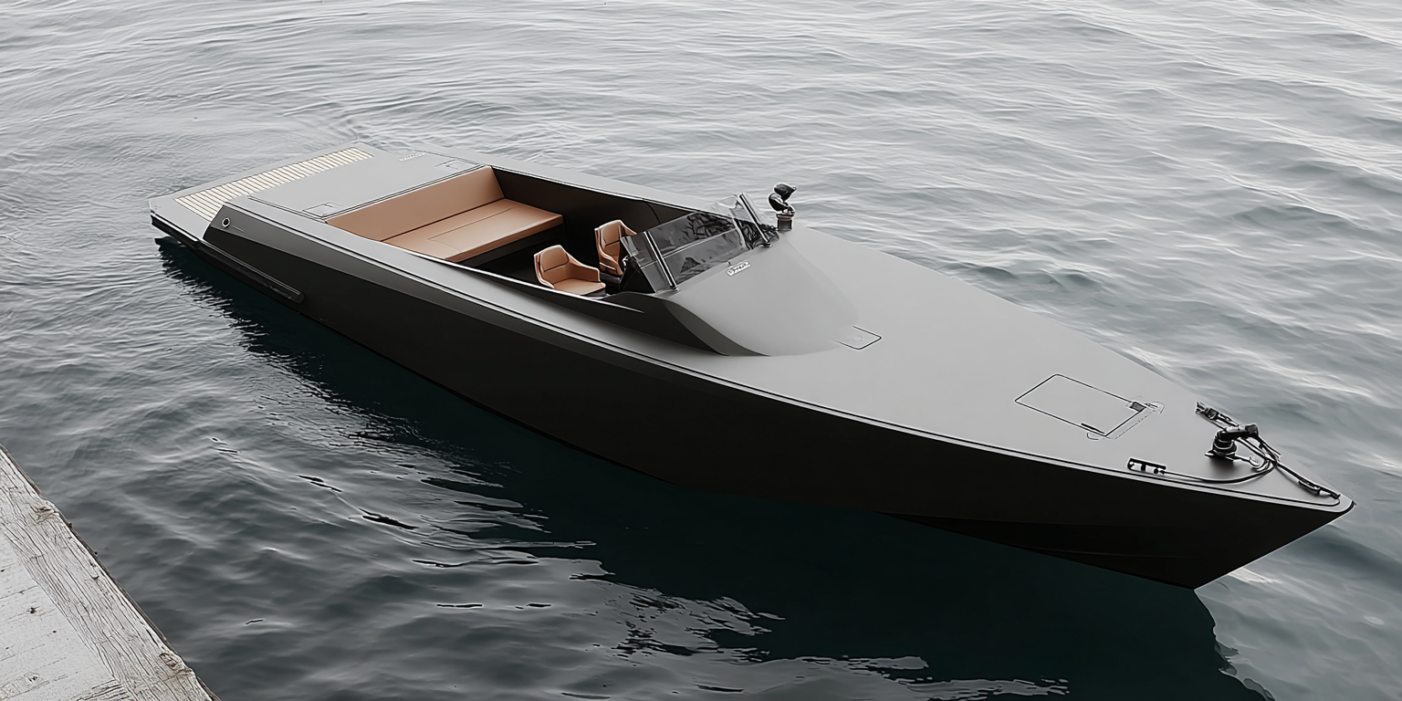дизайнерский концепт лодки катера