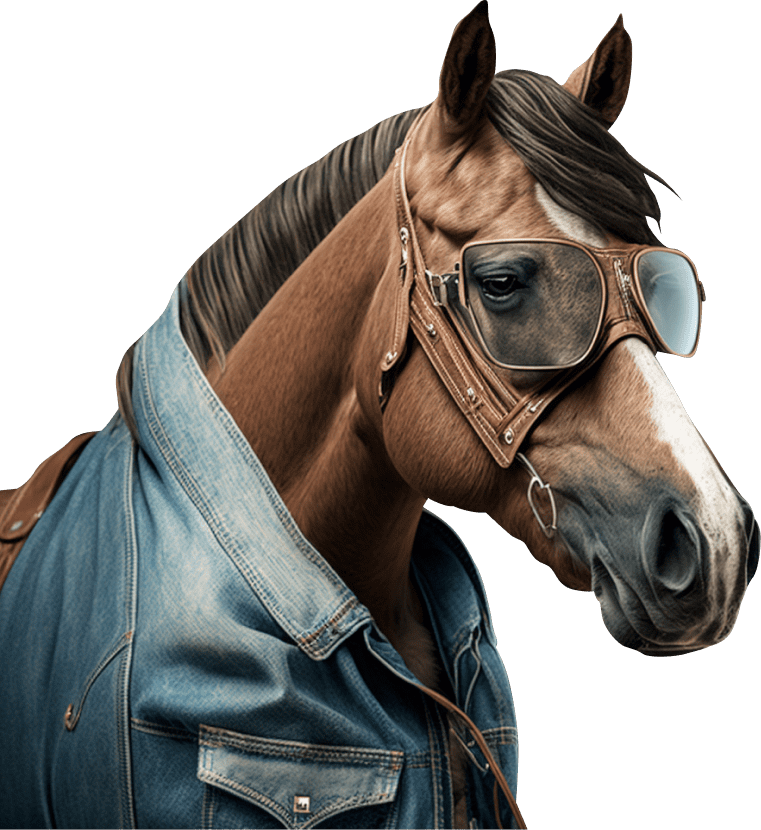 horse from creative design agency gigitalica