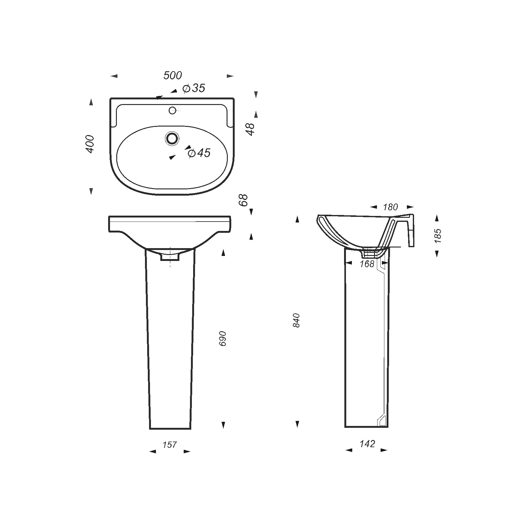 Умывальник Комфорт