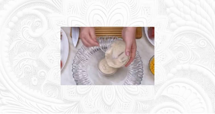 Приготовление салата «Радуга»: шаг 2